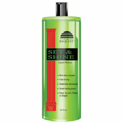 STRAIGHT REQUEST SET & SHINE MOUSSE