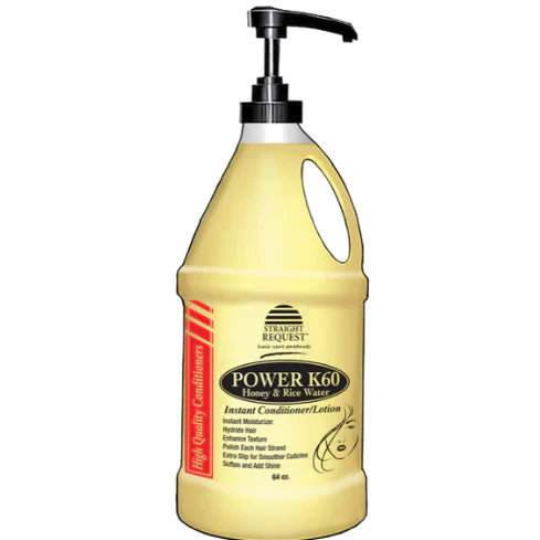 STRAIGHT REQUEST POWER K60 GOLD W/ HONEY & RICE WATER