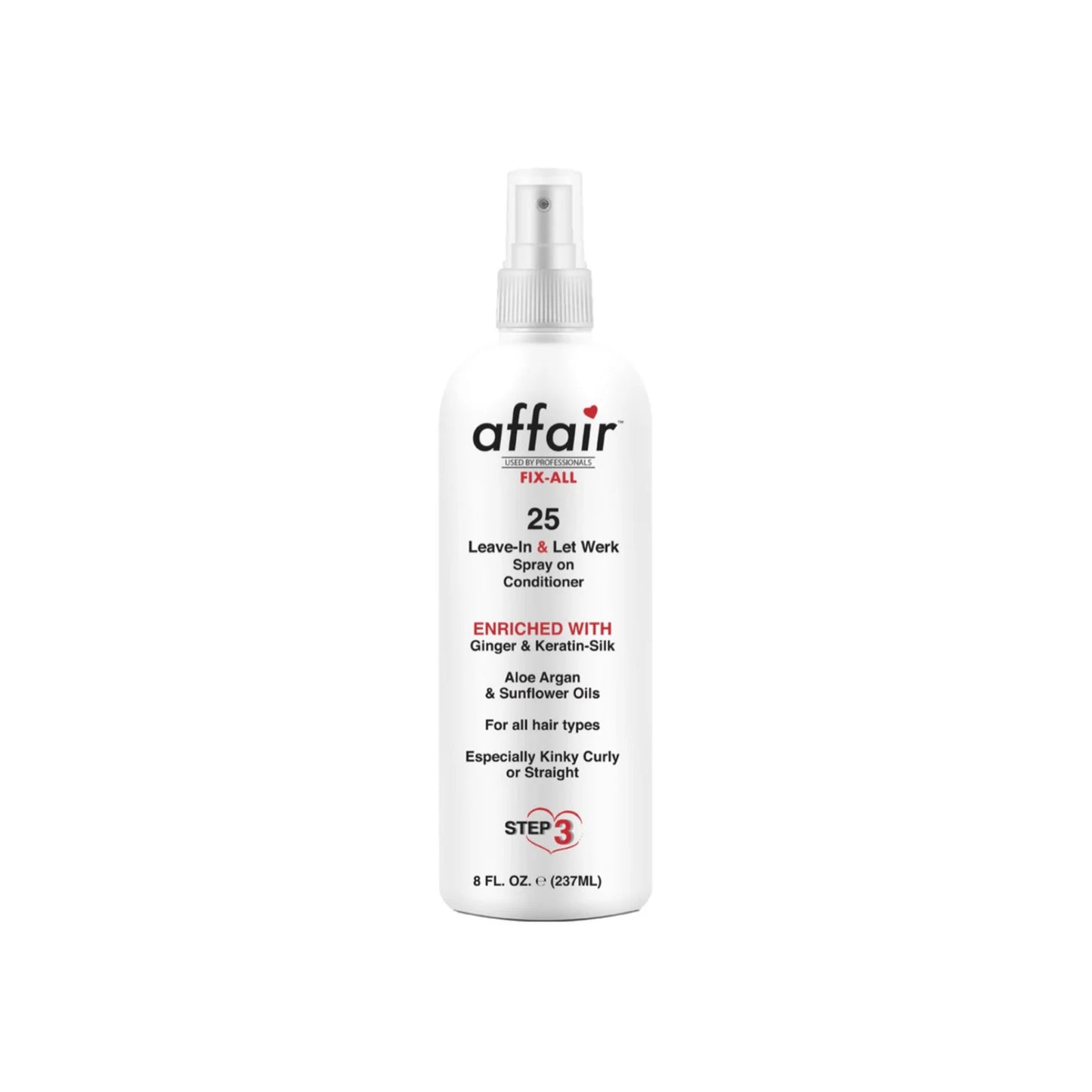 AFFAIR FIX-ALL LEAVE-IN & LET WORK SPRAY ON CONDITIONER